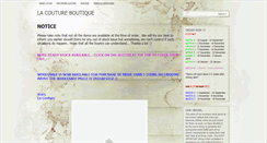 Desktop Screenshot of la-couture-boutique.blogspot.com