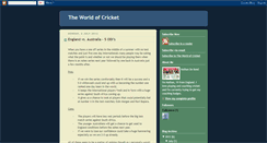 Desktop Screenshot of nathanscricketworld.blogspot.com