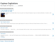 Tablet Screenshot of copiouscogitations.blogspot.com