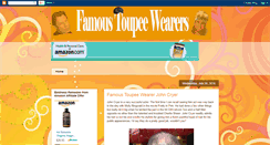 Desktop Screenshot of famoustoupeewearers.blogspot.com