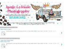 Tablet Screenshot of jamielejeunephotography.blogspot.com