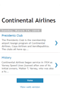 Mobile Screenshot of continentalairliness.blogspot.com
