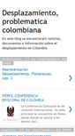 Mobile Screenshot of desplazamientoproblematicacolombiana.blogspot.com