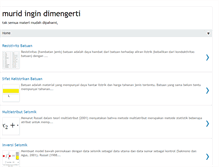 Tablet Screenshot of muridingindimengerti.blogspot.com