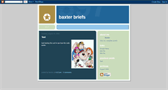 Desktop Screenshot of baxterbriefs.blogspot.com