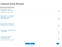 Tablet Screenshot of classicalguitarbrowser.blogspot.com