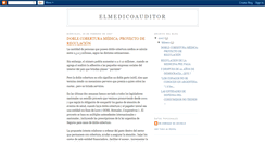 Desktop Screenshot of elmedicoauditor.blogspot.com