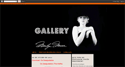 Desktop Screenshot of gallerymarilynmonroe.blogspot.com