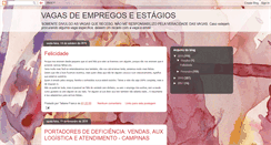 Desktop Screenshot of estagioemprego.blogspot.com