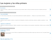 Tablet Screenshot of mujeresprimero.blogspot.com