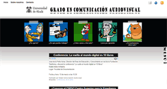 Desktop Screenshot of gradocomunicacionaudiovisual.blogspot.com