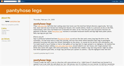 Desktop Screenshot of pantyhose-legs.blogspot.com