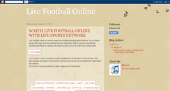 Desktop Screenshot of free-football-tv.blogspot.com