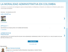 Tablet Screenshot of lamoralidadadministrativacolombiana.blogspot.com