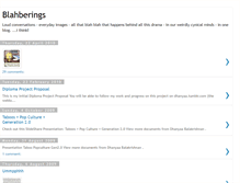 Tablet Screenshot of blahberings.blogspot.com