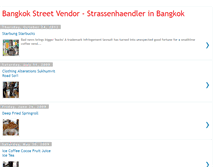 Tablet Screenshot of bangkokstreetvendor.blogspot.com