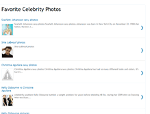 Tablet Screenshot of favoritecelebrityphotos.blogspot.com