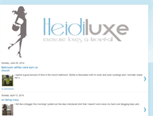 Tablet Screenshot of heidiluxe.blogspot.com