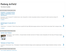 Tablet Screenshot of padang-anfield.blogspot.com