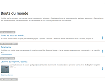 Tablet Screenshot of boutsdumonde.blogspot.com