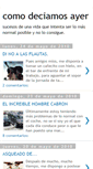 Mobile Screenshot of como-deciamos-ayer.blogspot.com