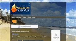 Desktop Screenshot of apascentarvv.blogspot.com
