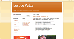 Desktop Screenshot of lustige-witze.blogspot.com