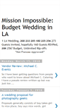 Mobile Screenshot of budgetweddinginla.blogspot.com
