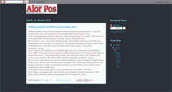 Desktop Screenshot of alorpos.blogspot.com