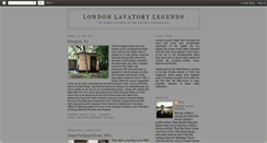 Desktop Screenshot of londonlavatorylegends.blogspot.com