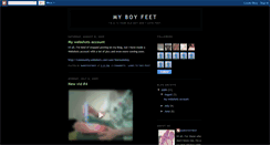 Desktop Screenshot of myboyfeet.blogspot.com