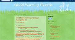 Desktop Screenshot of globalwarminghysteria.blogspot.com