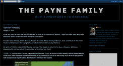 Desktop Screenshot of paynefamilyonthego.blogspot.com