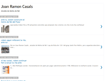 Tablet Screenshot of joanramoncasals.blogspot.com