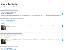 Tablet Screenshot of blogadomicilio.blogspot.com
