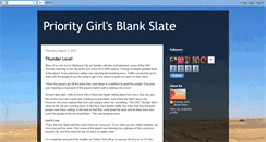Desktop Screenshot of prioritygirls.blogspot.com