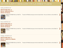 Tablet Screenshot of caballerodelainmaculada.blogspot.com