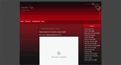 Desktop Screenshot of healthtips110.blogspot.com