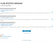 Tablet Screenshot of clubatleticouruguay.blogspot.com