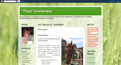 Desktop Screenshot of lovasterapia.blogspot.com