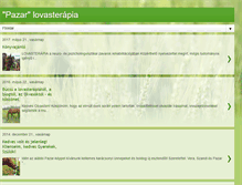 Tablet Screenshot of lovasterapia.blogspot.com