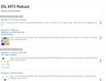 Tablet Screenshot of esl6973podcast.blogspot.com