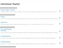 Tablet Screenshot of intentional-teacher.blogspot.com