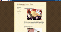 Desktop Screenshot of hansenhistory.blogspot.com
