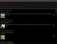 Tablet Screenshot of gatosalunares.blogspot.com