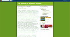 Desktop Screenshot of cumbiasperu.blogspot.com