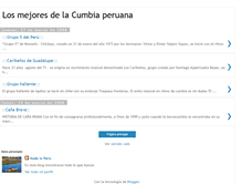 Tablet Screenshot of cumbiasperu.blogspot.com