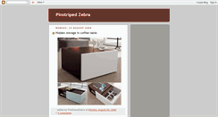 Desktop Screenshot of pinstripedzebra.blogspot.com