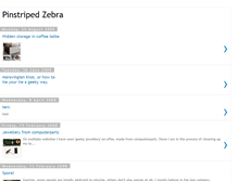 Tablet Screenshot of pinstripedzebra.blogspot.com