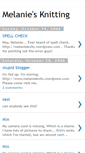 Mobile Screenshot of melsknittings.blogspot.com